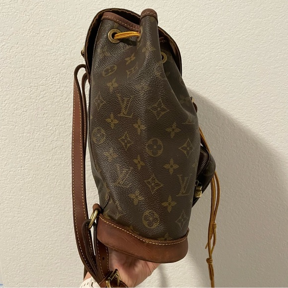 Louis Vuitton Montsouris MM Backpack Monogram Brown - Picture 3 of 16